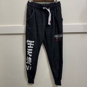 Nintendo New York Kanji Japanese Jogger Pants (S)